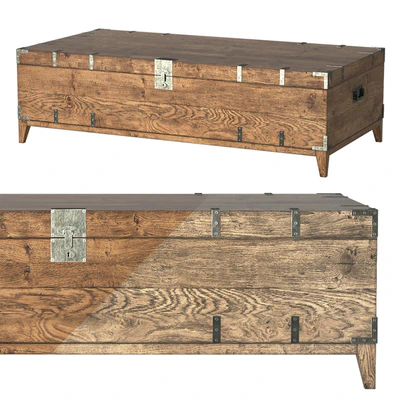 CAYDEN CAMPAIGN RECTANGULAR TRUNK TABLE — Ver 1