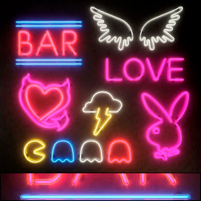 Light modules. Set 17. Neon — Ver 1