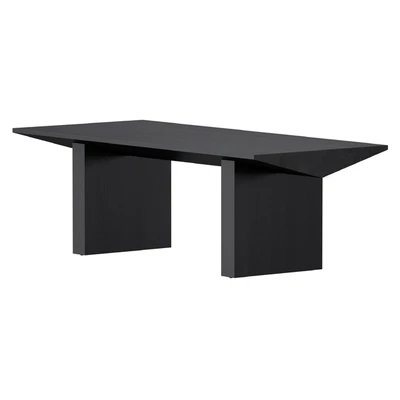 Van Charcoal Wood Dining Table (Crate and Barrel) — Ver 6