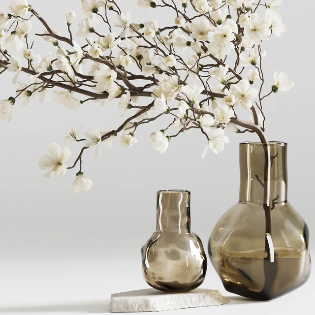 Blooming branch in a vase — Descargar