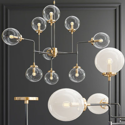 Bistro medium chandelier — Descargar