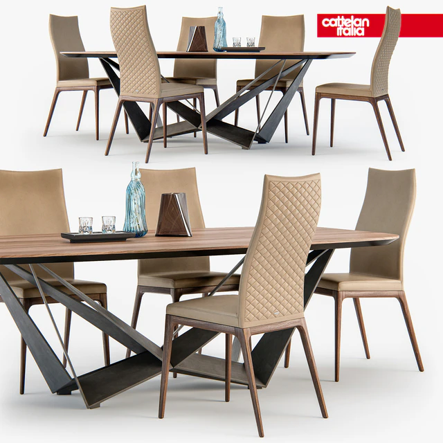 Cattelan Italia Arcadia couture chair H Skorpio table — Descargar