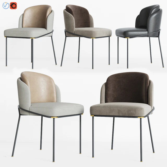Minotti Fil noir Dining chair — Descargar