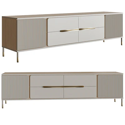 Тумба под ТВ Glam TV Media Console Консоль — Вид 1