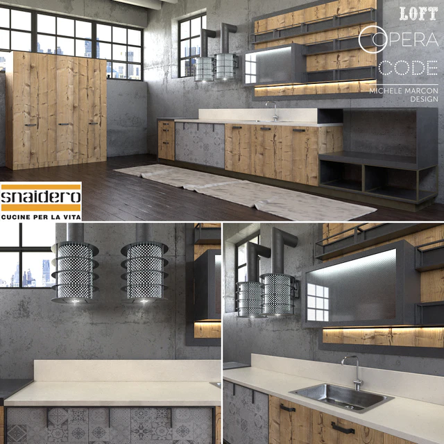 Snaidero Loft kitchen — Descargar