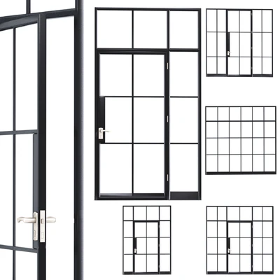 Steel door. Partition set 1 — Ver 1
