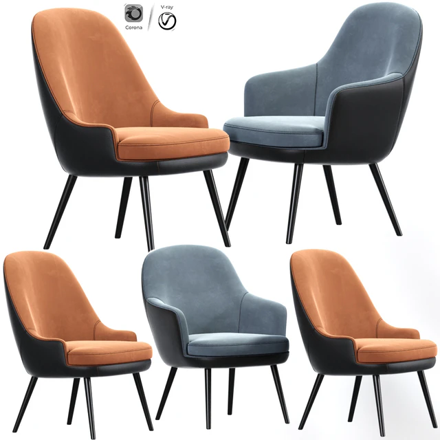 375 Walter Knoll Dining Chair Set 02 — Скачать