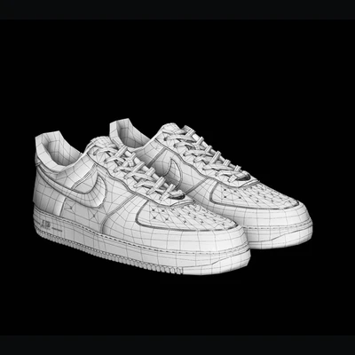 nike af1 white — Вид 3