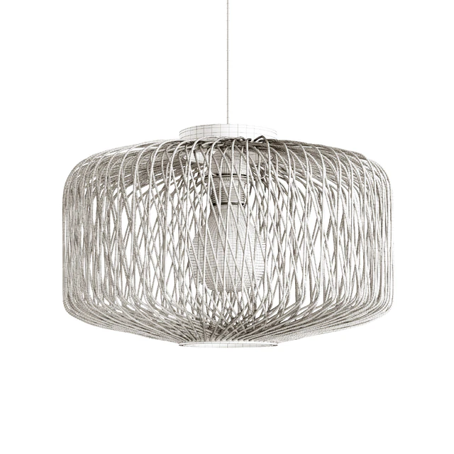 Rattan lamp, non electrified, Yaku — Descargar