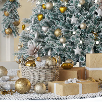 Christmas tree with fireplace — Ver 6