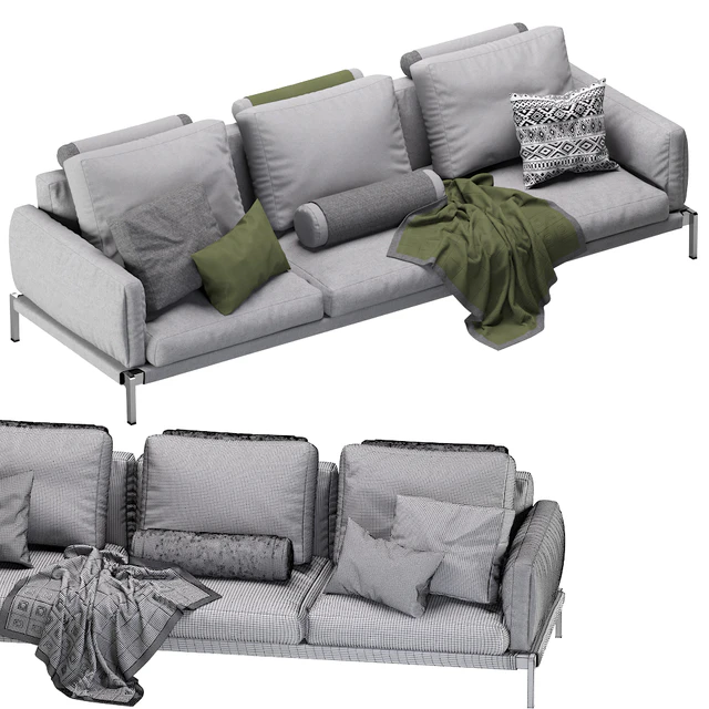 Sofa Romeo Compact Flexform (3 set ) — Скачать