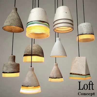Art Concrete Pendant Collection — Ver 1