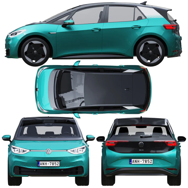 Volkswagen ID3 2021 — Descargar