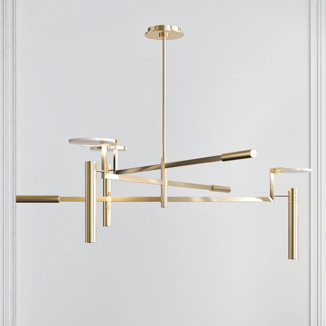 Melange Large Floating Disc Chandelier — Descargar