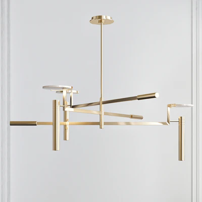 Melange Large Floating Disc Chandelier — Descargar