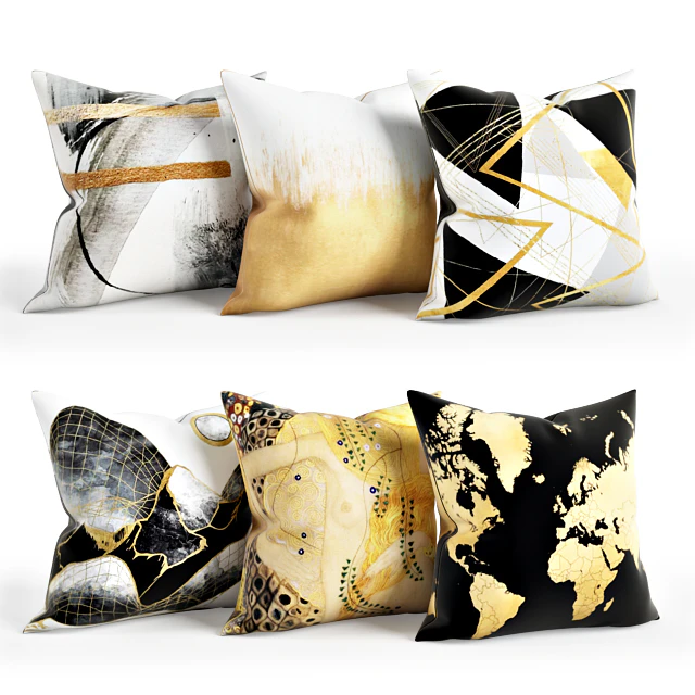 Gold Pillow Set 003 — Descargar