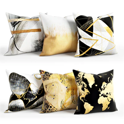 Gold Pillow Set 003 — Descargar
