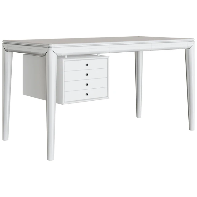 Стол Gela Walnut Solid Wood Desk — Скачать