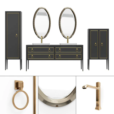 Furniture for a bathtub Elegance Napoleon 3 by Mia Italia — Ver 1