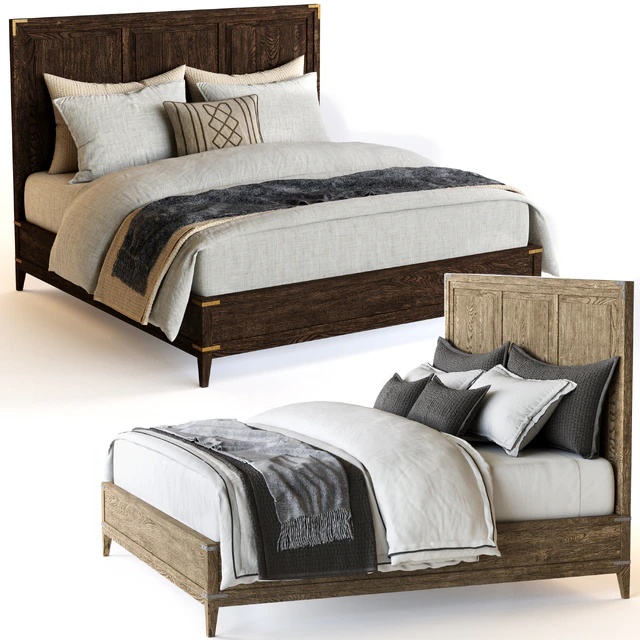 CAYDEN CAMPAIGN PANEL BED WITH CORNER BRACKETS Restoration Hardware — Descargar