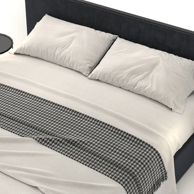 Meridiani stone black bed — Ver 4