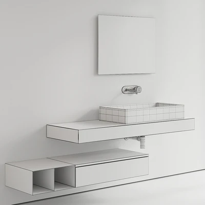 Scarabeo Ceramiche Topline Vanity Unit Set 1 — Ver 4