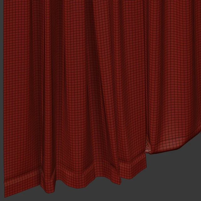 Brown curtains with tulle — Descargar
