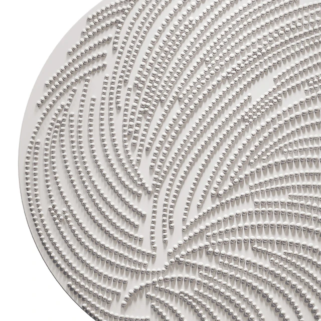 Панно на стену White Round — Скачать