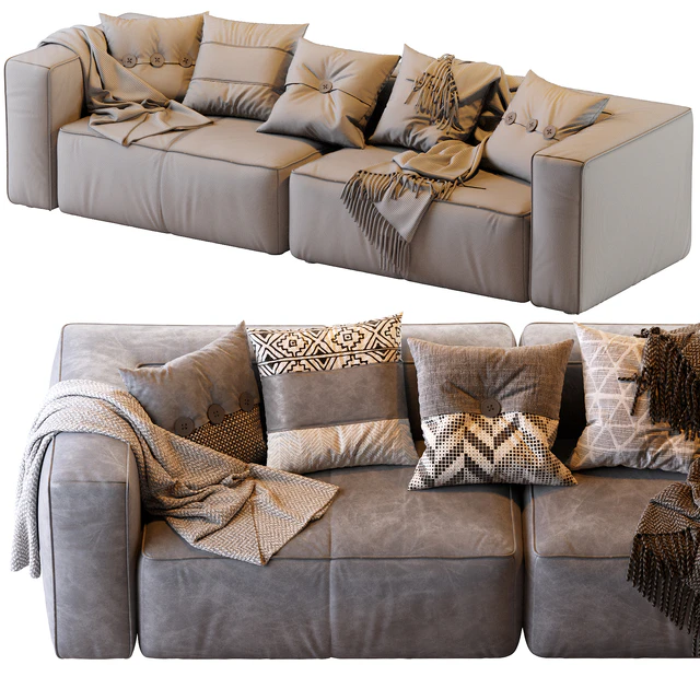 Мello Taos Brown Right Arm Corner Sectional — Скачать