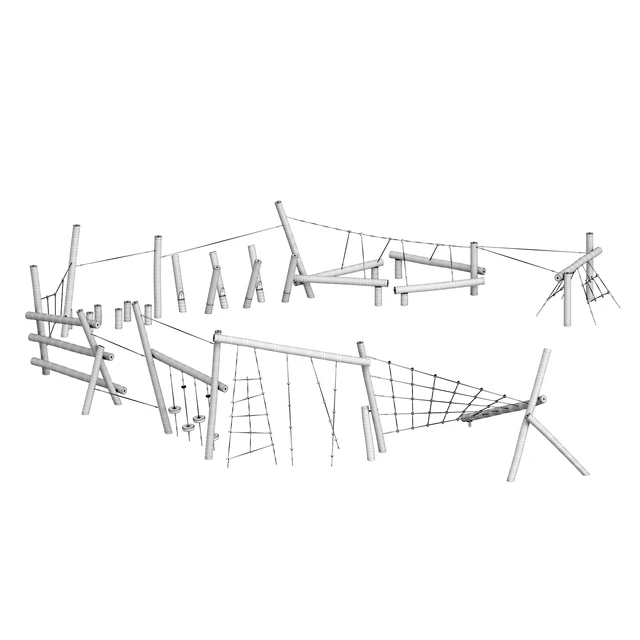 Kompan Robinia Obstacle Course Parkour 5 — Descargar