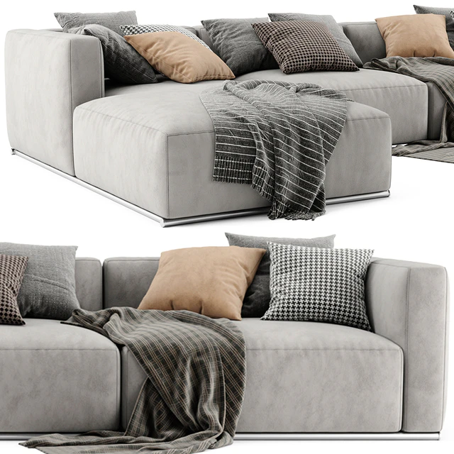 Poliform Shangai Chaise Longue Sofa 2 — Descargar