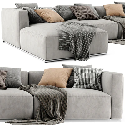 Poliform Shangai Chaise Longue Sofa 2 — Ver 5