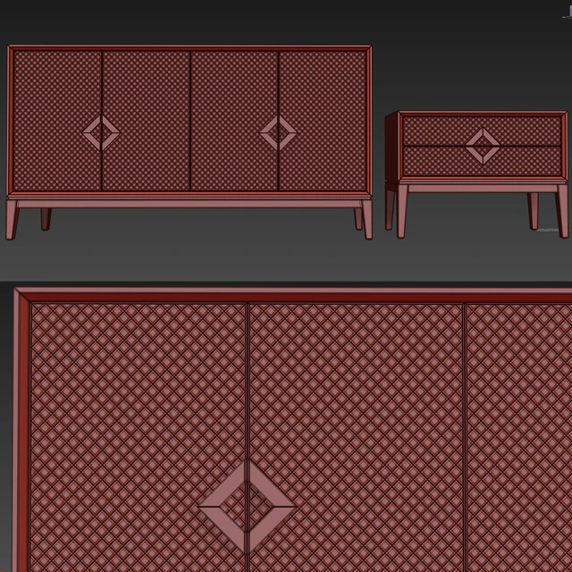Комод и тумба  Laurent. Sideboard, nightstand. The Sofa & Chair company — Скачать