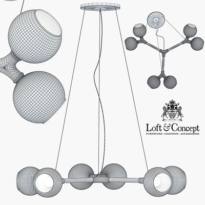 Люстра Horus Suspension Light 6 — Вид 3