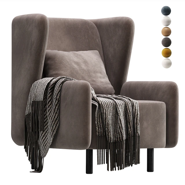 Armchair Keymit Velvet  by Divan.ru / Кресло Кеймит — Скачать
