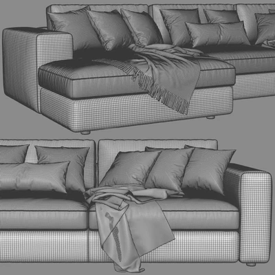 Ditre Urban Chaise Longue Sofa — Ver 5