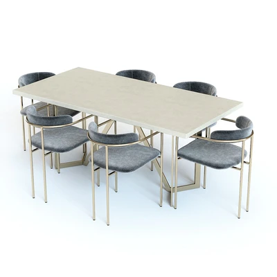 West Elm Cast Tower Table and Chairs — Ver 3