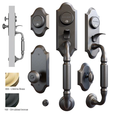 Baldwin. Ashton two-point lock handleset — Ver 5