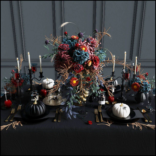 Сервировка стола "Halloween" — Скачать