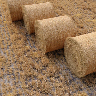 Farm field with hay bale — Ver 6
