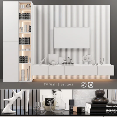 TV Wall | set 203 — Ver 2