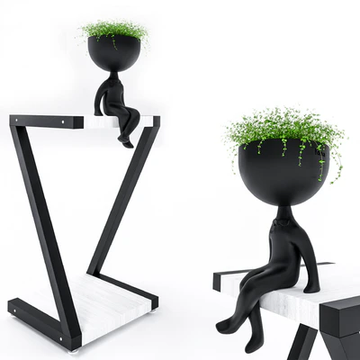 Planter for flowers Kelly Flowers Set0001 — Ver 1