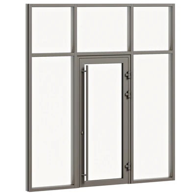 Entrance door with glass facade — Ver 5