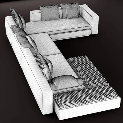 Диван Yang Modular Sofa Minotti — Вид 1