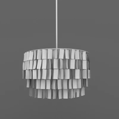 Round Capiz Chandelier — Ver 2
