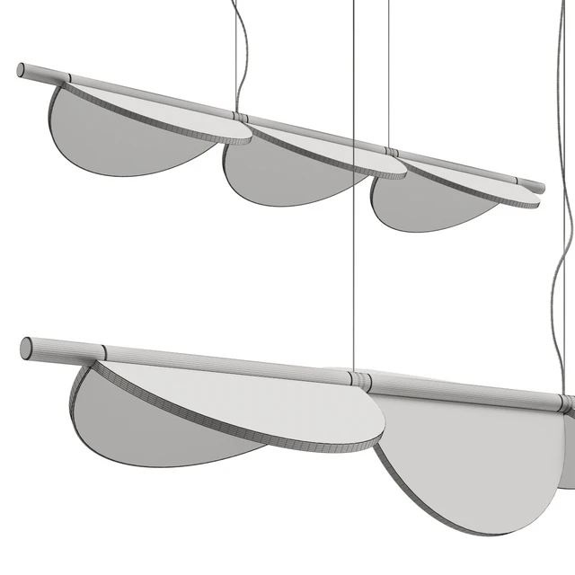 Flos Almendra S3 Linear Pendant Lamp — Скачать