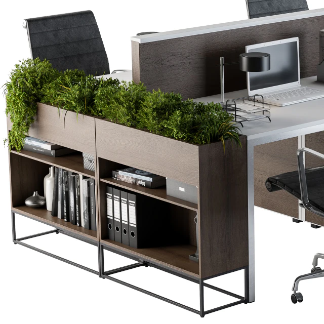 Office Furniture Flower Box 03 — Descargar