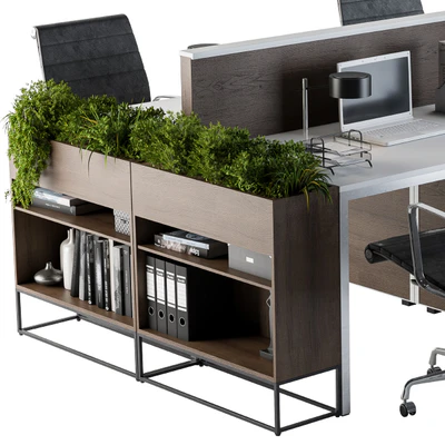 Office Furniture Flower Box 03 — Ver 4