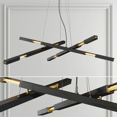 Brass System Chandelier - 3 type — Ver 4