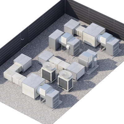 HVAC Roof Techologies / Технологии на крыше — Вид 1